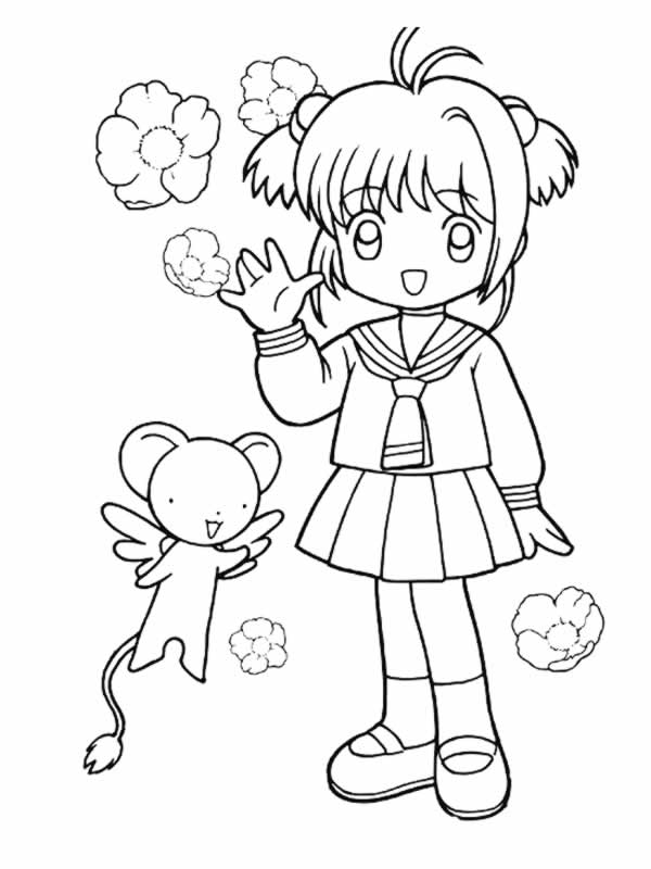 Coloring page: Mangas (Cartoons) #42582 - Free Printable Coloring Pages