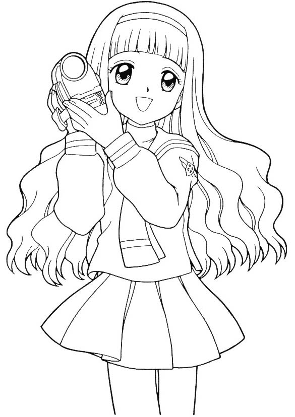 cardcaptor coloring pages