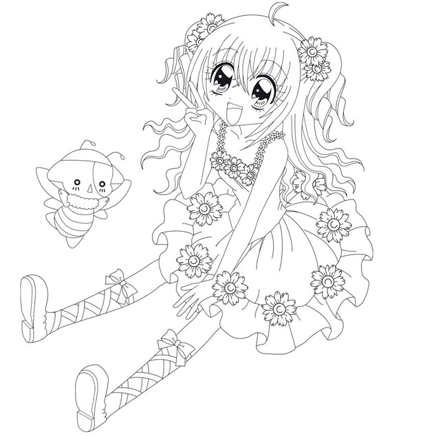 Coloring page: Mangas (Cartoons) #42669 - Free Printable Coloring Pages