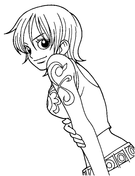 Coloring page: Mangas (Cartoons) #42707 - Free Printable Coloring Pages