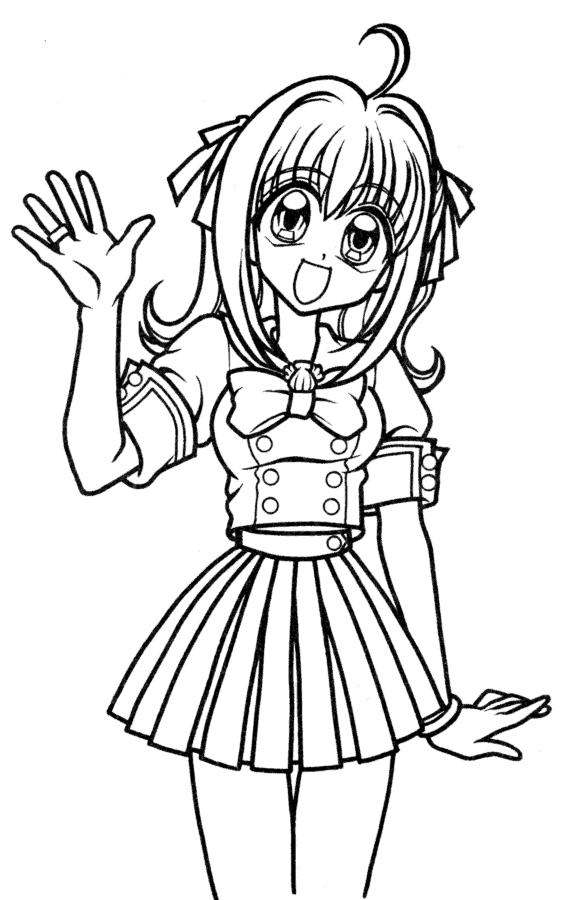 Coloring page: Mangas (Cartoons) #42752 - Free Printable Coloring Pages