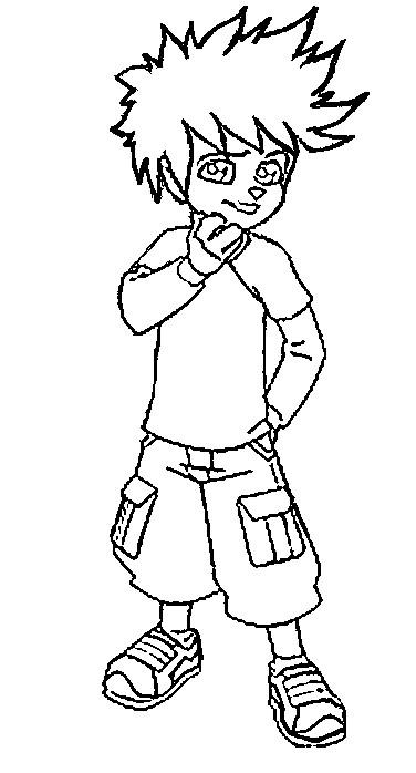 Coloring page: Mangas (Cartoons) #42827 - Free Printable Coloring Pages