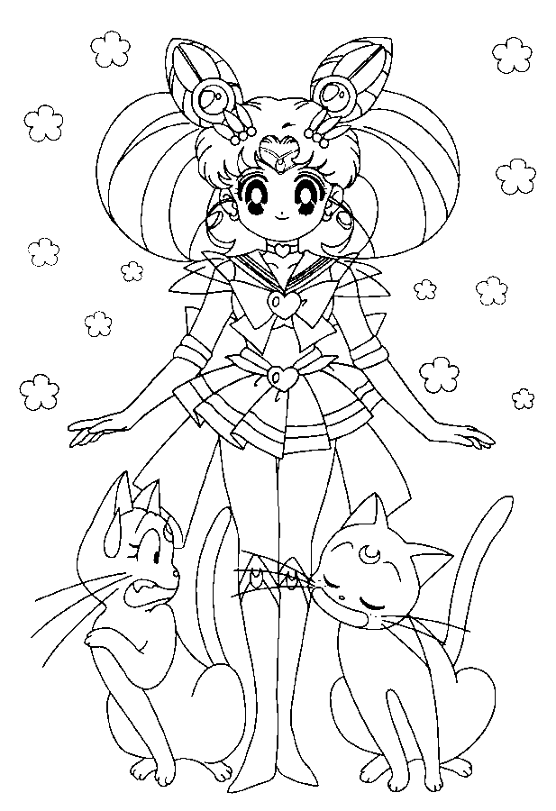 Coloring page: Mangas (Cartoons) #42831 - Free Printable Coloring Pages