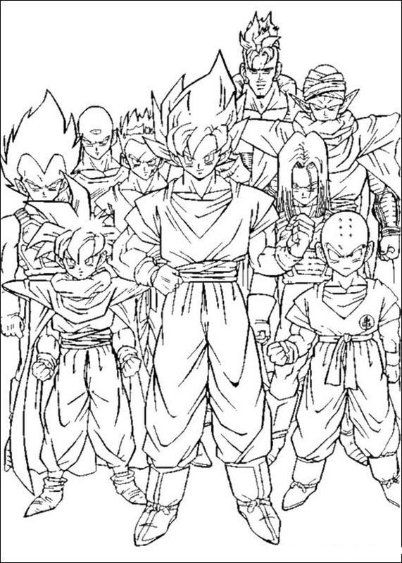 Coloring page: Mangas (Cartoons) #42836 - Free Printable Coloring Pages