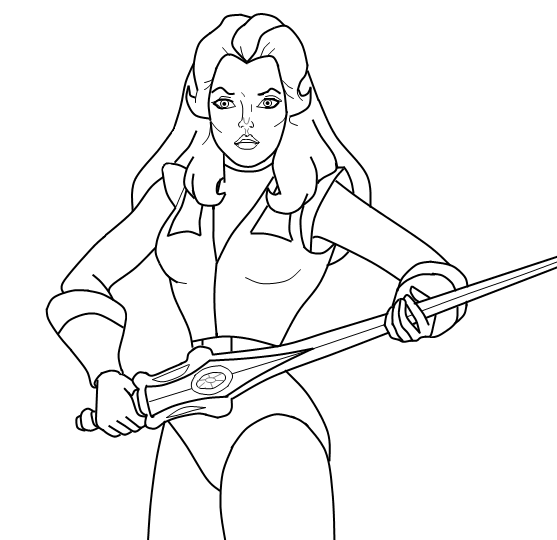 Coloring page: Mangas (Cartoons) #42920 - Free Printable Coloring Pages