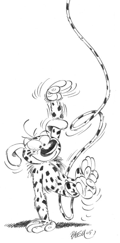 Coloring page: Marsupilami (Cartoons) #50131 - Free Printable Coloring Pages
