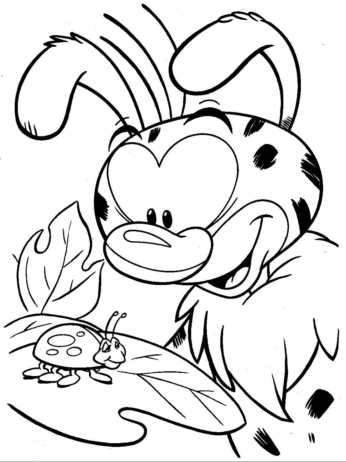Coloring page: Marsupilami (Cartoons) #50134 - Free Printable Coloring Pages