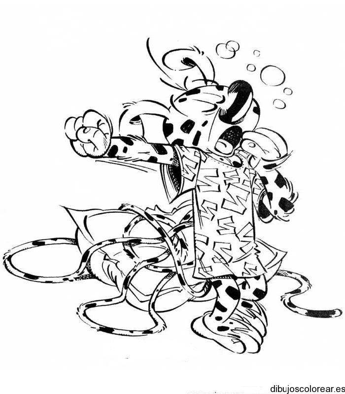 Coloring page: Marsupilami (Cartoons) #50155 - Free Printable Coloring Pages