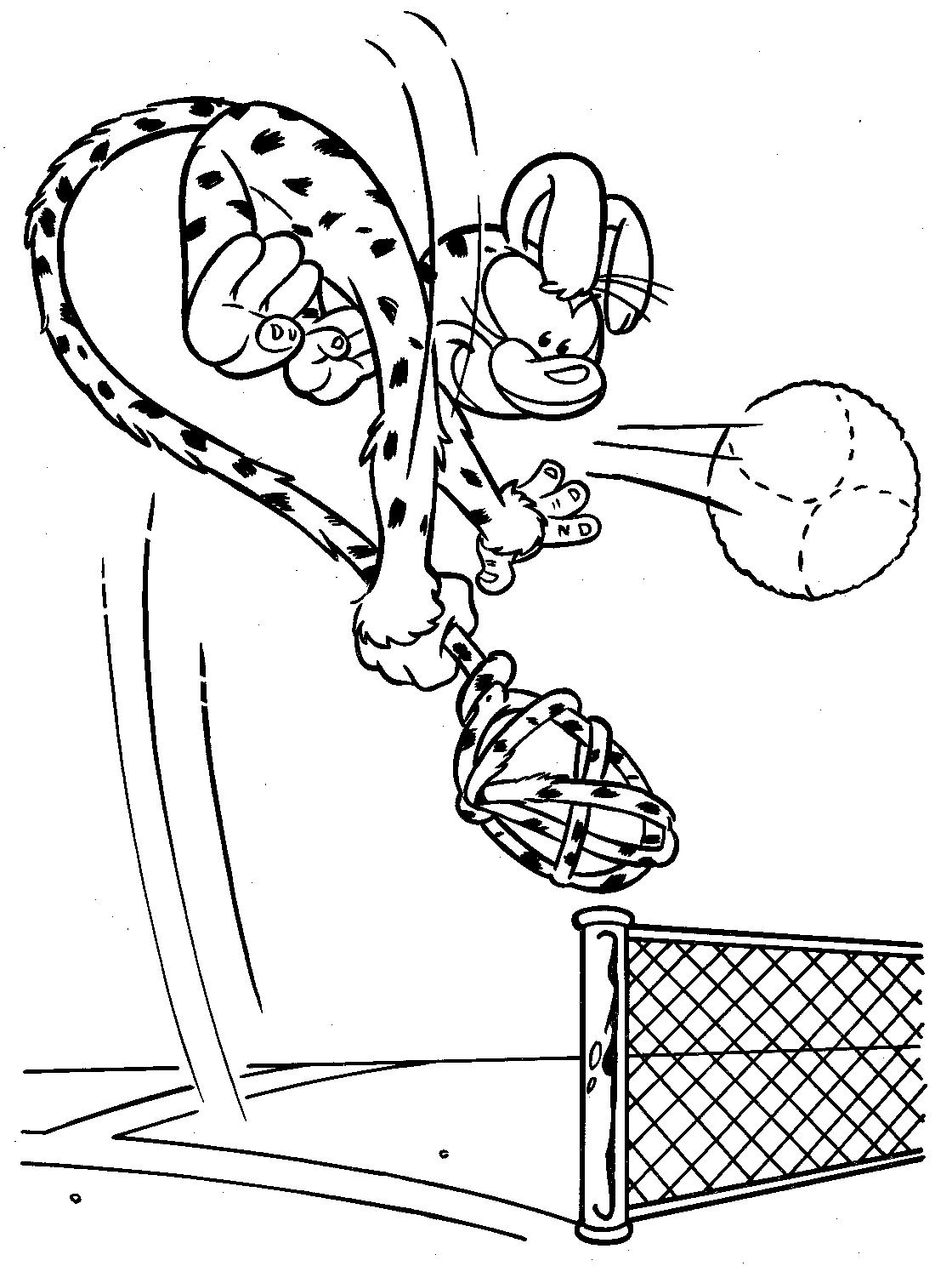 Coloring page: Marsupilami (Cartoons) #50165 - Free Printable Coloring Pages