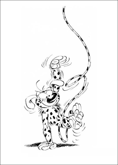 Coloring page: Marsupilami (Cartoons) #50178 - Free Printable Coloring Pages