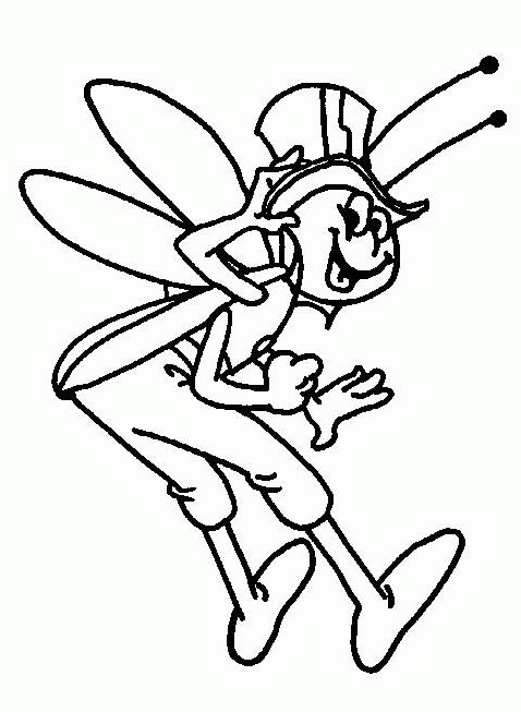 Coloring page: Maya the bee (Cartoons) #28220 - Free Printable Coloring Pages