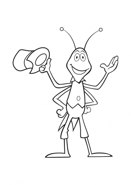 Coloring page: Maya the bee (Cartoons) #28251 - Free Printable Coloring Pages