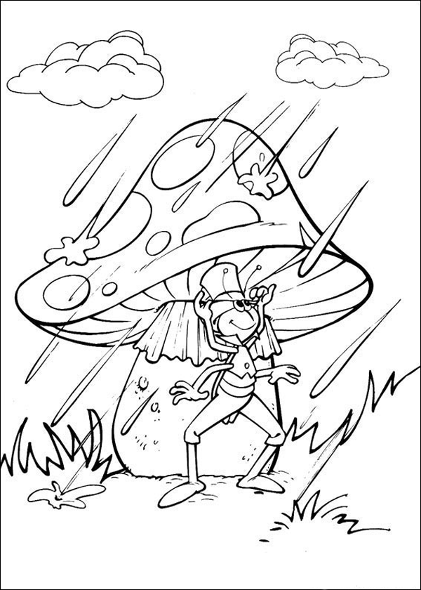 Coloring page: Maya the bee (Cartoons) #28257 - Free Printable Coloring Pages