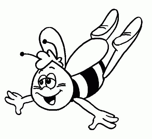 Coloring page: Maya the bee (Cartoons) #28279 - Free Printable Coloring Pages