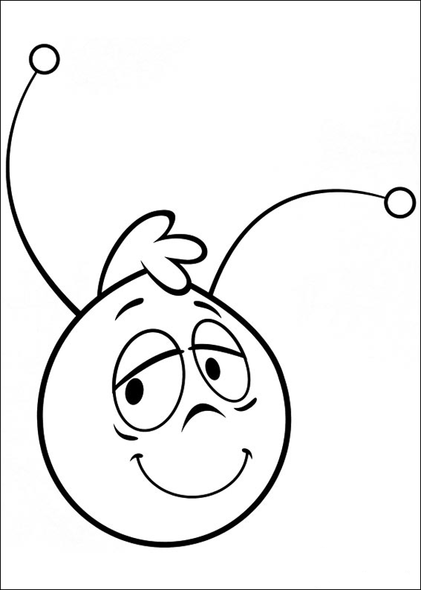 Coloring page: Maya the bee (Cartoons) #28286 - Free Printable Coloring Pages