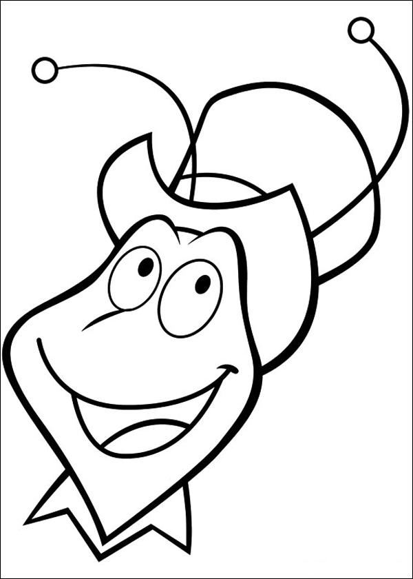 Coloring page: Maya the bee (Cartoons) #28363 - Free Printable Coloring Pages