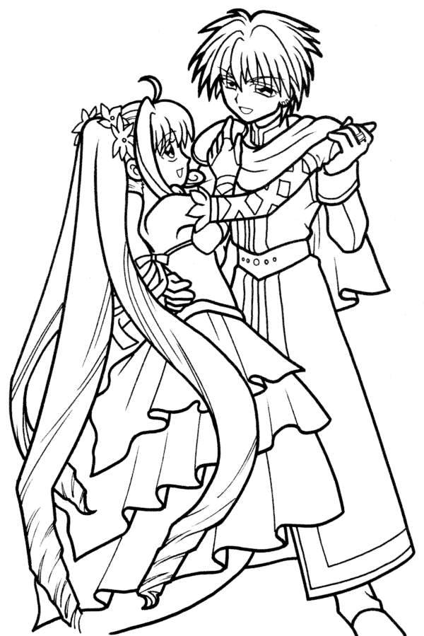 Coloring page: Mermaid Melody: Pichi Pichi Pitch (Cartoons) #53651 - Free Printable Coloring Pages