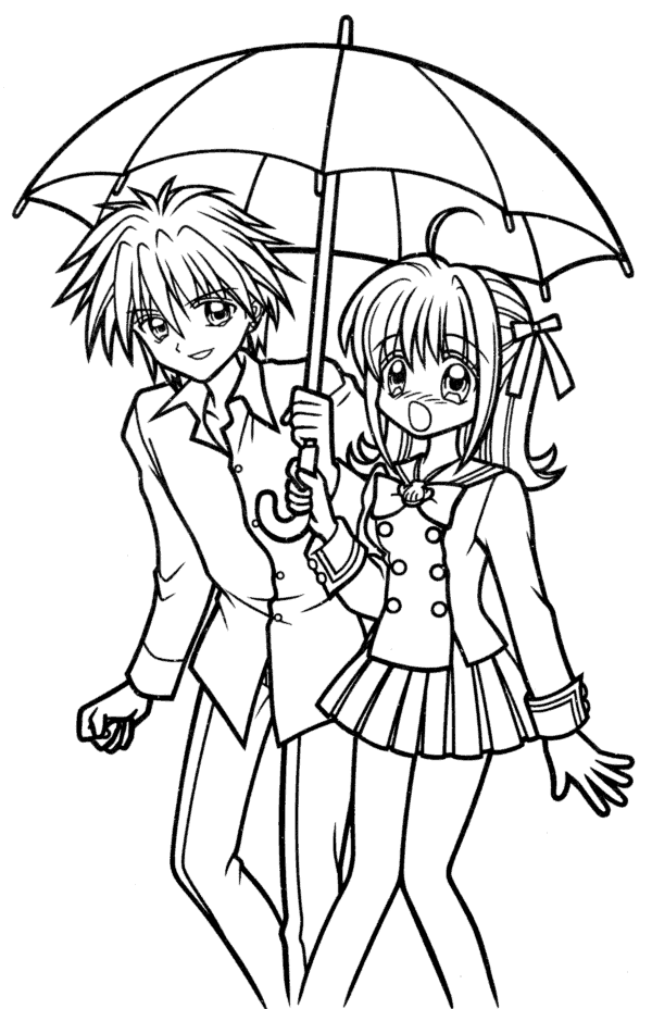 Coloring page: Mermaid Melody: Pichi Pichi Pitch (Cartoons) #53724 - Free Printable Coloring Pages