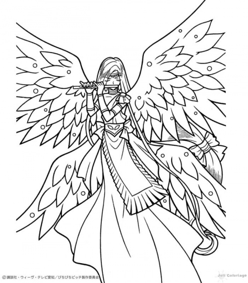 Coloring page: Mermaid Melody: Pichi Pichi Pitch (Cartoons) #53743 - Free Printable Coloring Pages