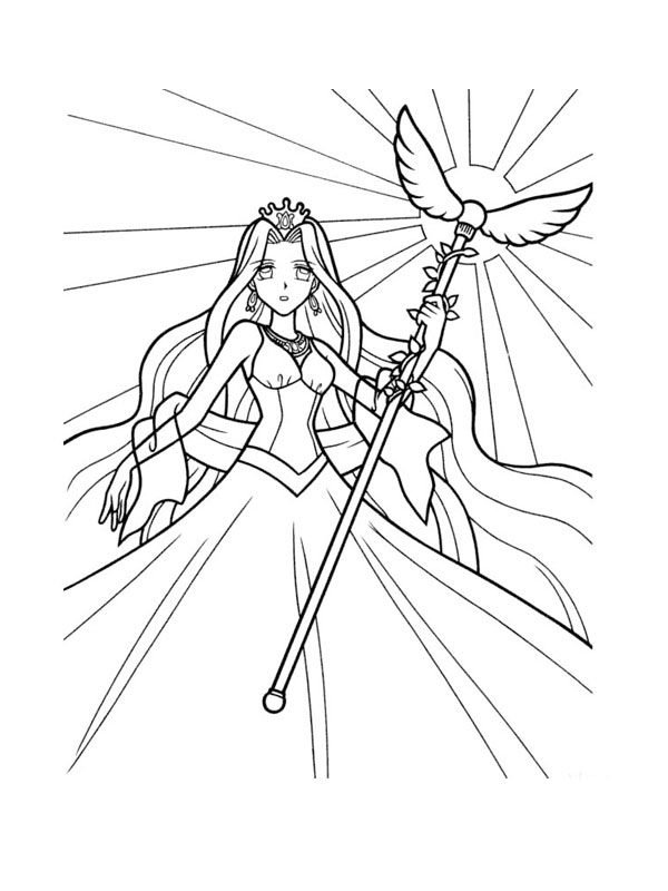 Coloring page: Mermaid Melody: Pichi Pichi Pitch (Cartoons) #53760 - Free Printable Coloring Pages