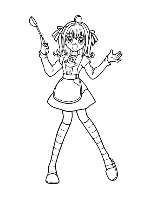 Coloring page: Mermaid Melody: Pichi Pichi Pitch (Cartoons) #53779 - Free Printable Coloring Pages