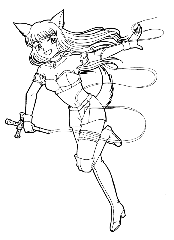 Coloring page: Mew Mew Power (Cartoons) #46290 - Free Printable Coloring Pages