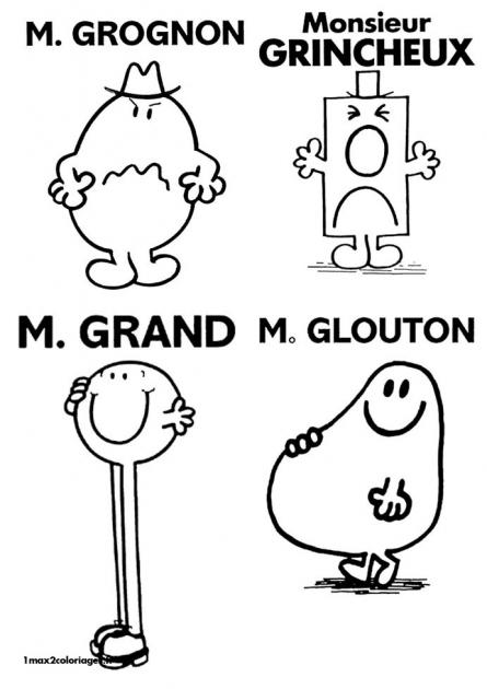 Coloring page: Mr. Men Show (Cartoons) #45494 - Free Printable Coloring Pages