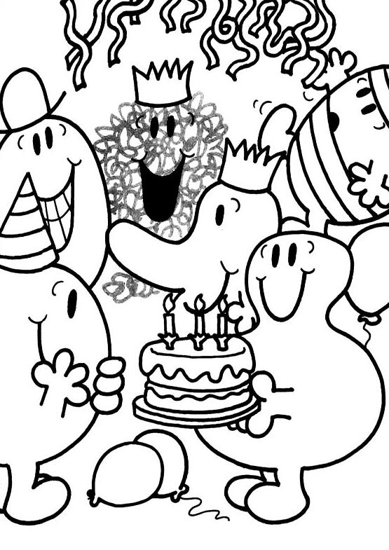 Coloring page: Mr. Men Show (Cartoons) #45521 - Free Printable Coloring Pages