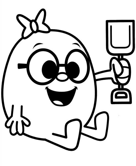 Coloring page: Mr. Men Show (Cartoons) #45525 - Free Printable Coloring Pages