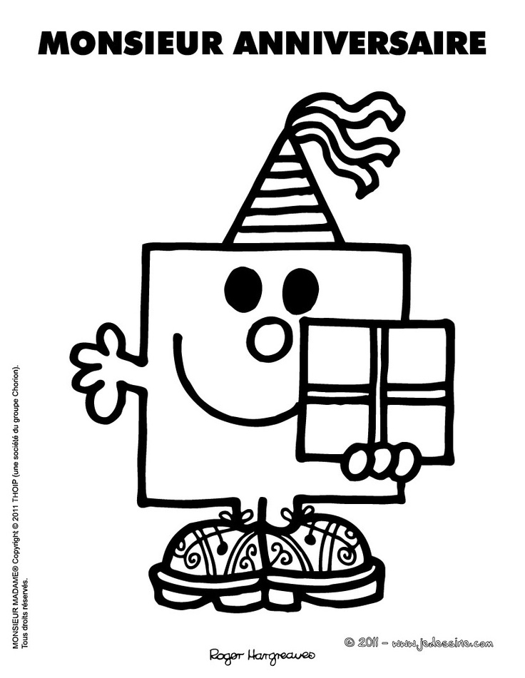 Coloring page: Mr. Men Show (Cartoons) #45551 - Free Printable Coloring Pages