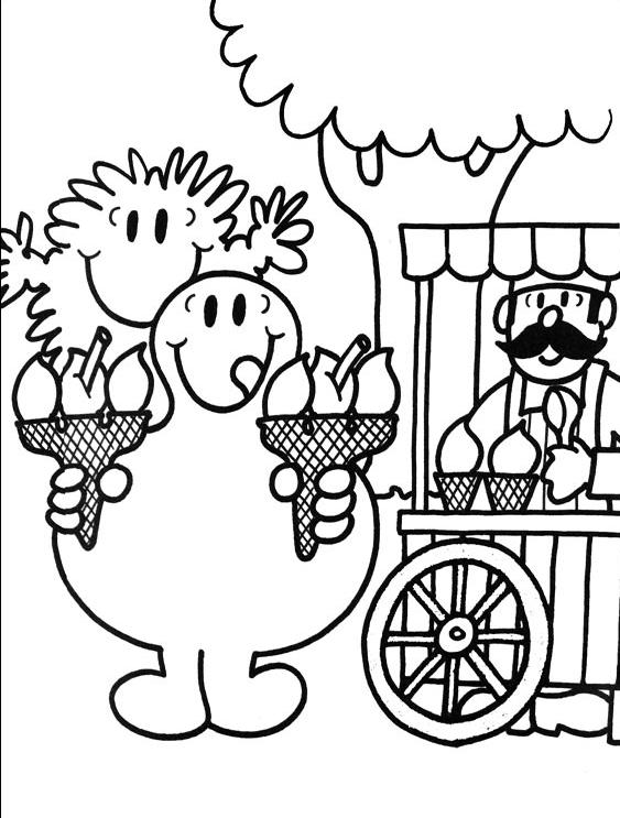 Coloring page: Mr. Men Show (Cartoons) #45588 - Free Printable Coloring Pages