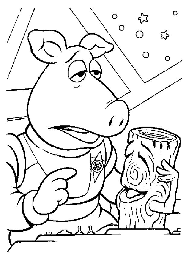 Coloring page: Muppets (Cartoons) #31871 - Free Printable Coloring Pages
