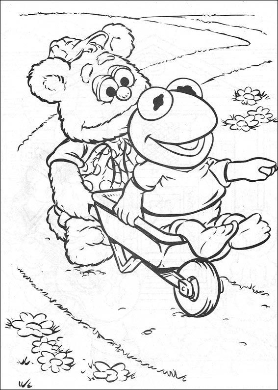 Coloring page: Muppets (Cartoons) #31886 - Free Printable Coloring Pages