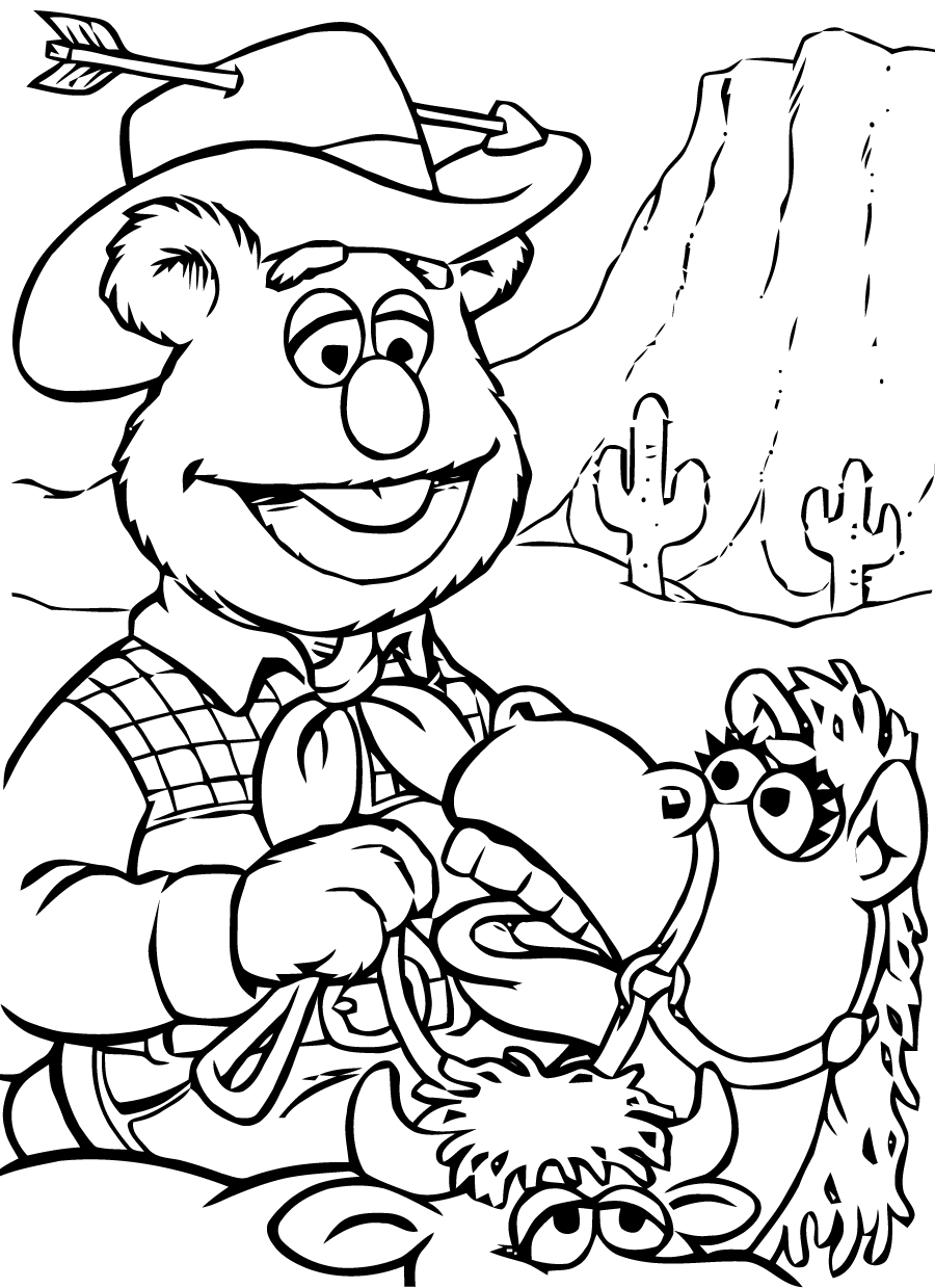 Coloring page: Muppets (Cartoons) #31889 - Free Printable Coloring Pages