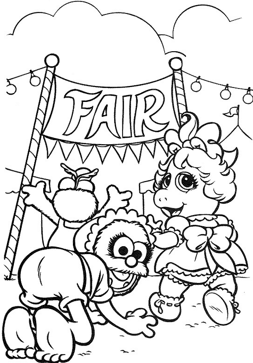 Coloring page: Muppets (Cartoons) #31894 - Free Printable Coloring Pages