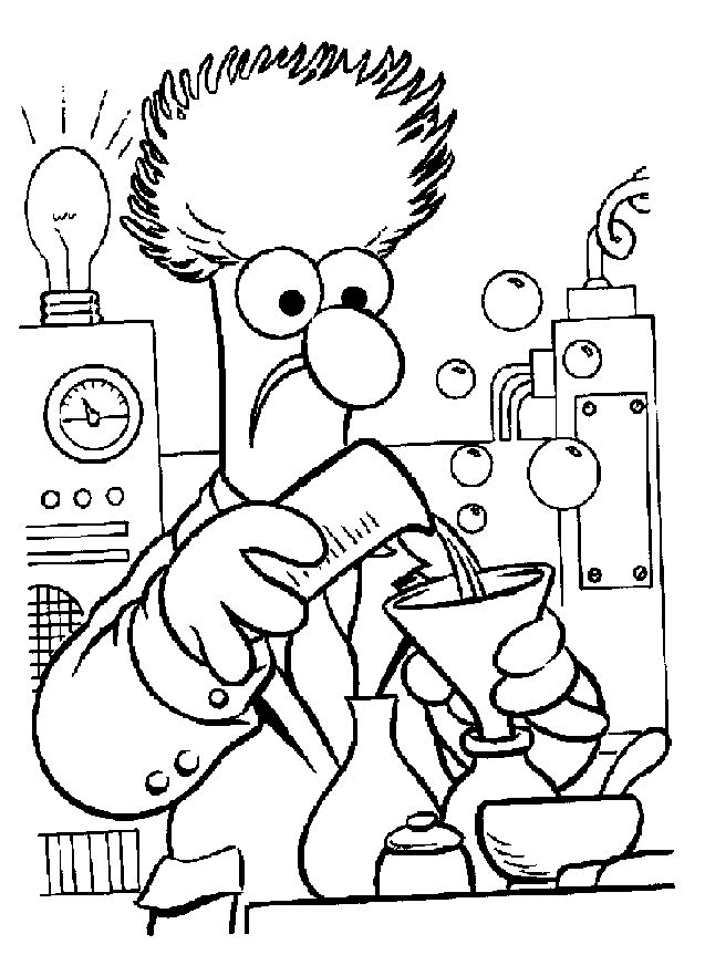 Coloring page: Muppets (Cartoons) #31898 - Free Printable Coloring Pages