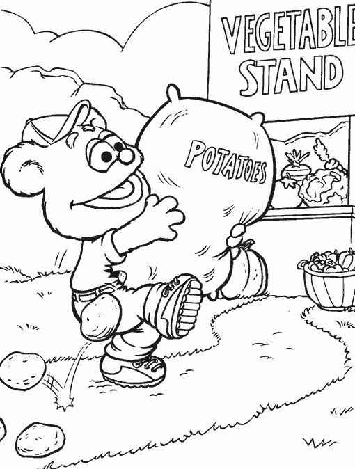 Coloring page: Muppets (Cartoons) #31899 - Free Printable Coloring Pages