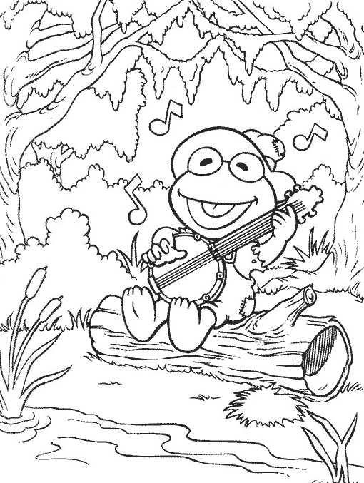 Coloring page: Muppets (Cartoons) #31909 - Free Printable Coloring Pages