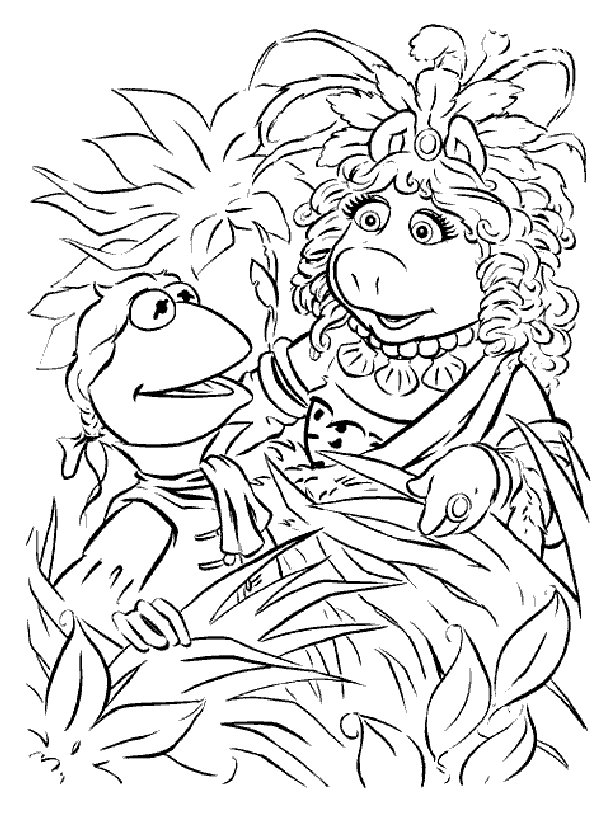 Coloring page: Muppets (Cartoons) #31914 - Free Printable Coloring Pages