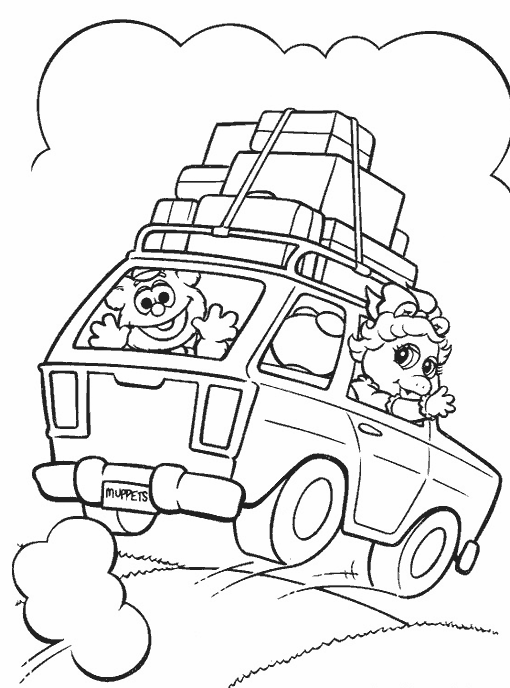 Coloring page: Muppets (Cartoons) #31915 - Free Printable Coloring Pages