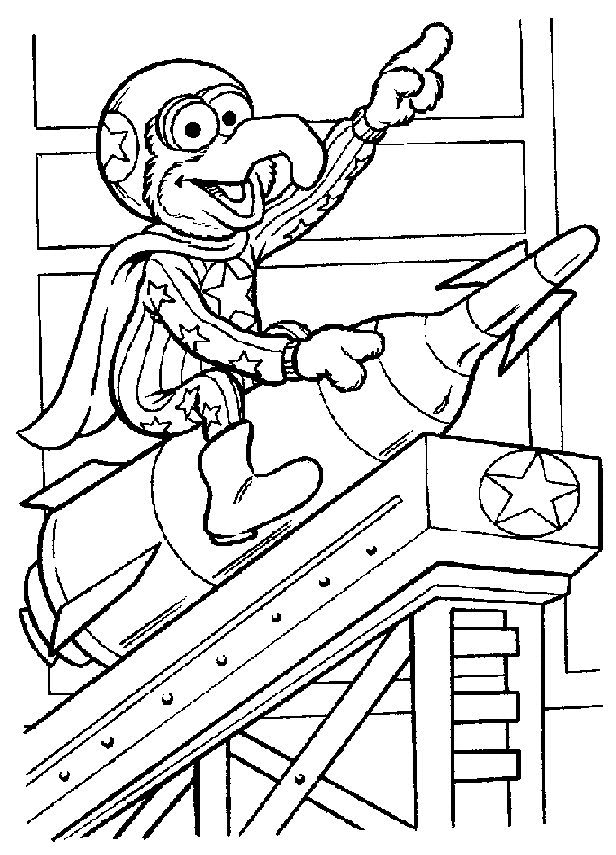 Coloring page: Muppets (Cartoons) #31916 - Free Printable Coloring Pages
