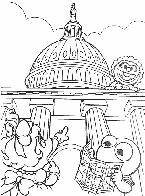 Coloring page: Muppets (Cartoons) #31926 - Free Printable Coloring Pages