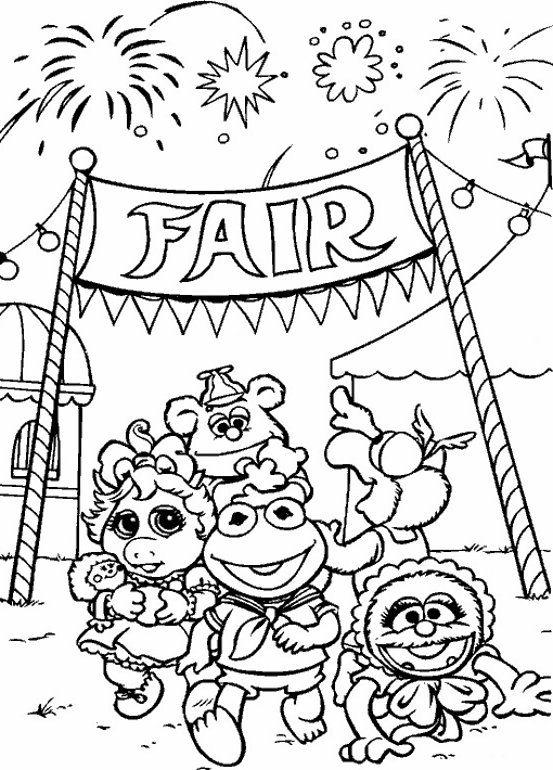 Coloring page: Muppets (Cartoons) #31931 - Free Printable Coloring Pages