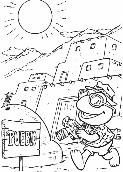 Coloring page: Muppets (Cartoons) #31938 - Free Printable Coloring Pages