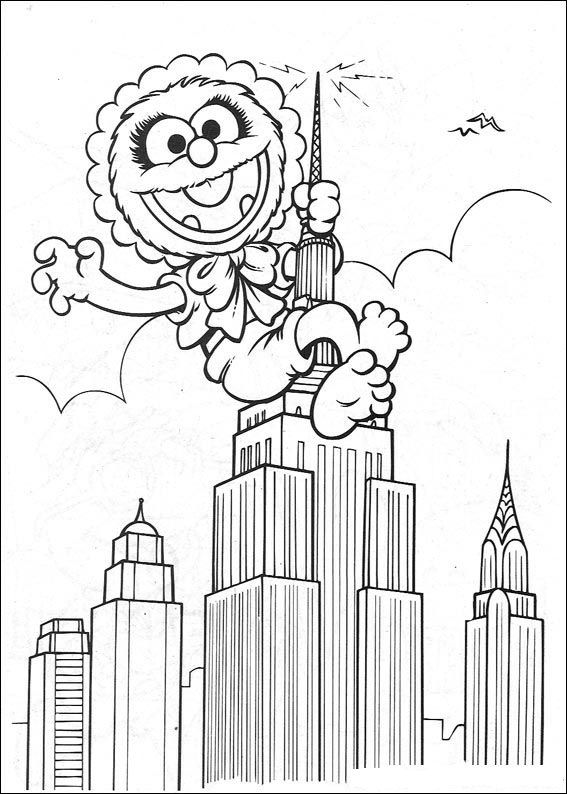 Coloring page: Muppets (Cartoons) #31954 - Free Printable Coloring Pages