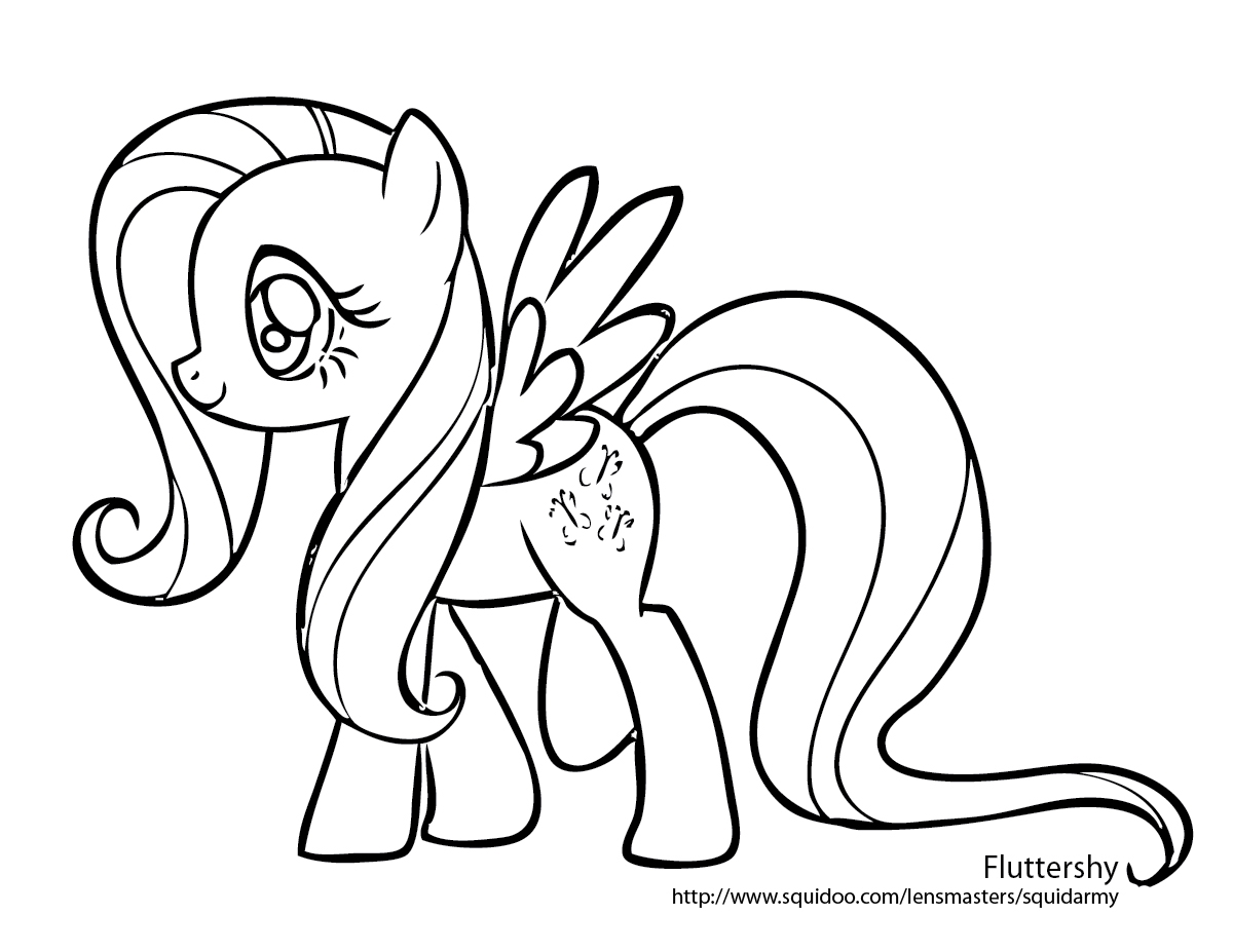 Coloring page: My Little Pony (Cartoons) #41868 - Free Printable Coloring Pages