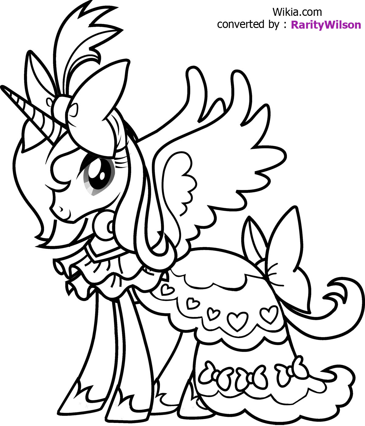 Coloring page: My Little Pony (Cartoons) #41874 - Free Printable Coloring Pages