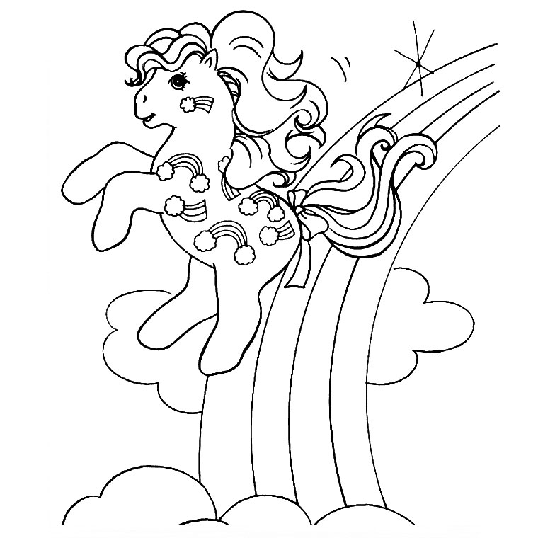 Coloring page: My Little Pony (Cartoons) #41881 - Free Printable Coloring Pages