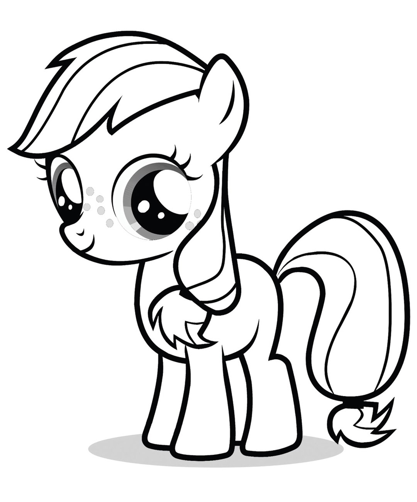 Coloring page: My Little Pony (Cartoons) #41893 - Free Printable Coloring Pages