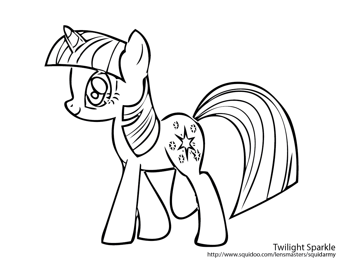 Coloring page: My Little Pony (Cartoons) #41894 - Free Printable Coloring Pages